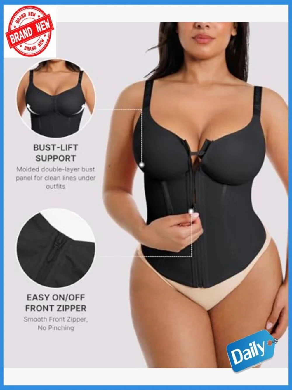 Waist Trainer Corset Top Tummy Control Shapewear Body Shaper Fajas Colombianas